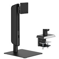 VALUE Vertical Lift Free-Standing Single-Screen Monitor Stand, < 124,46cm (49"), Heavy Duty <18 kg, black