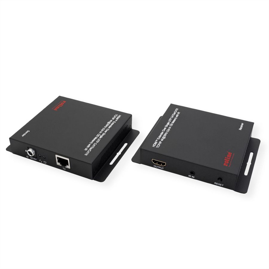 ROLINE HDMI over IP Extender, 4K30Hz, 120m, W/IR