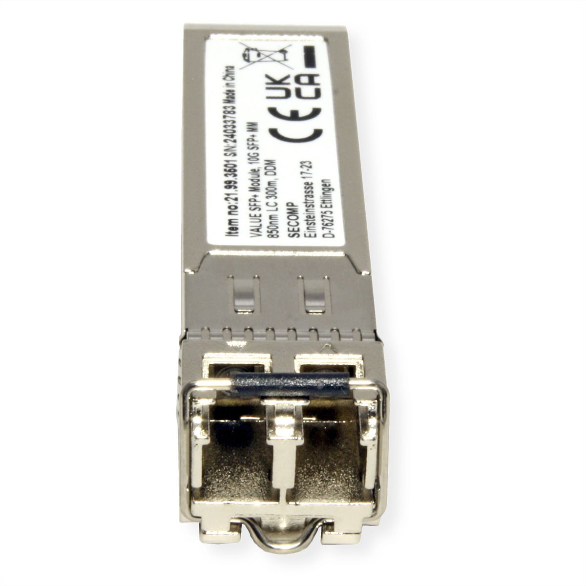 VALUE SFP+ Modul (Mini-GBIC) SR/LC, 10G, Multimode, 850nm, max. 300m