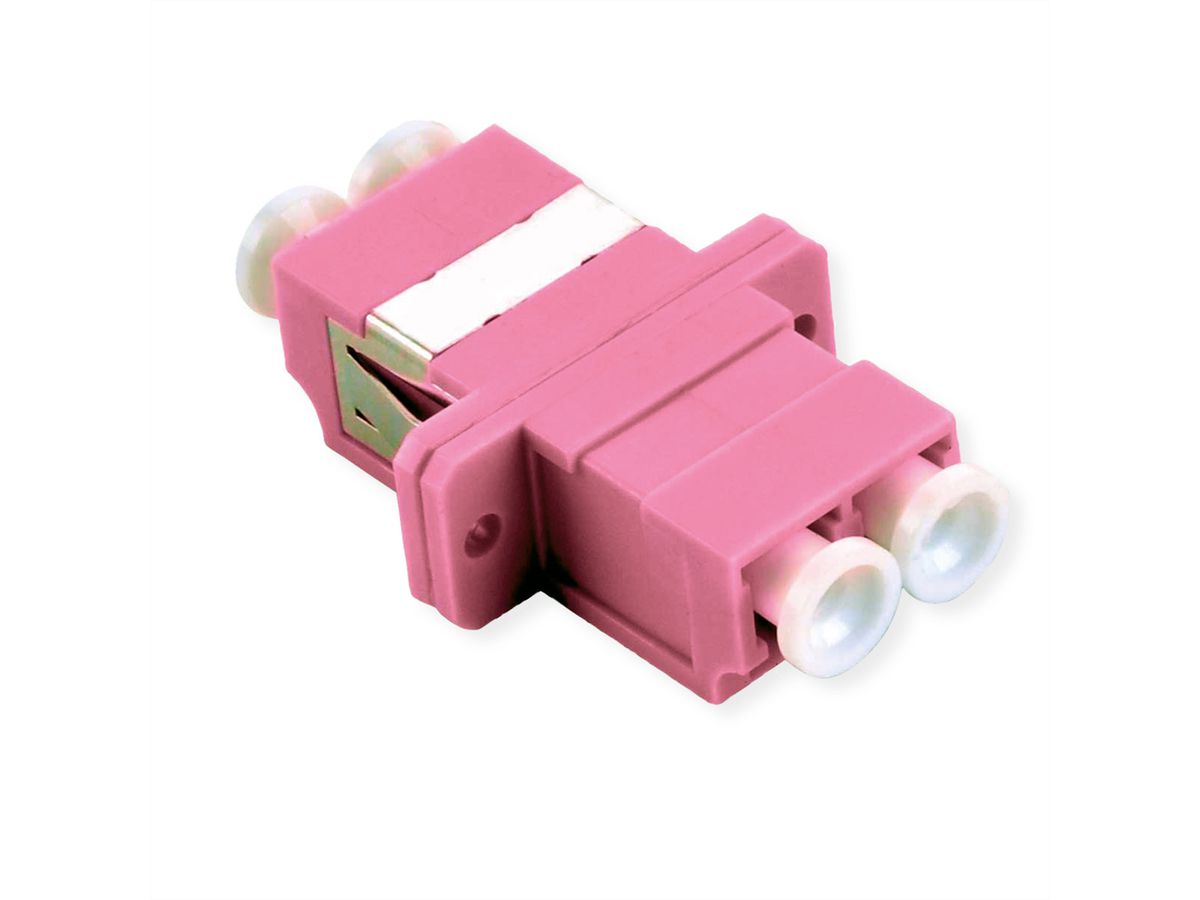 VALUE Fibre Optic Adapter LC/LC Duplex, OM4