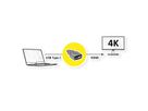 ROLINE Type C - HDMI Adapter, M/F, grey