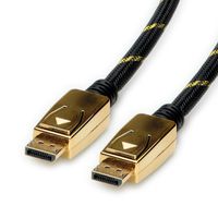ROLINE GOLD DisplayPort Cable, v1.4, DP-DP, M/M, 1 m