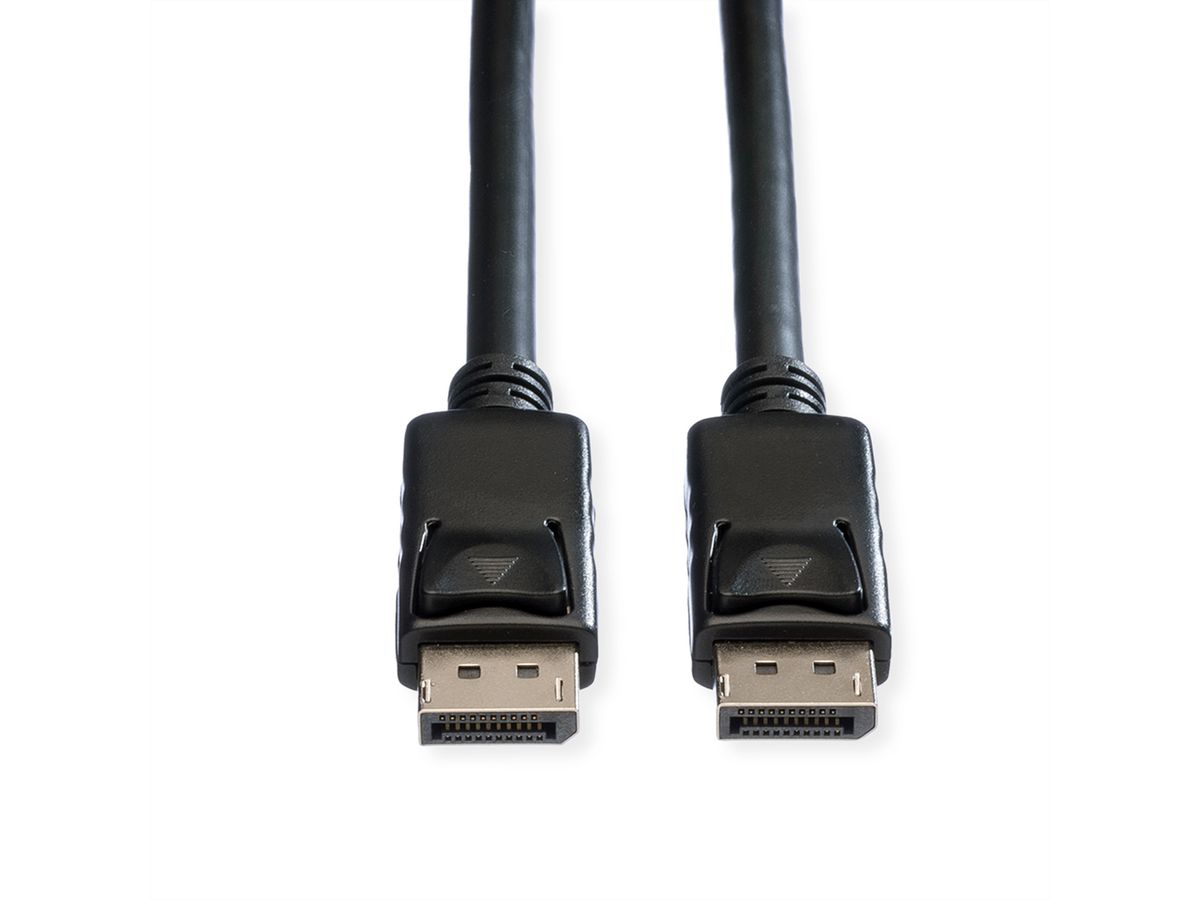 ROLINE DisplayPort v1.2 Cable, TPE, DP-DP, M/M, black, 7.5 m