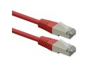 ROLINE S/FTP (PiMF) Patch Cord, Cat.6 (Class E), PoE, red, 5 m