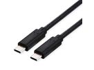 VALUE Cable USB4 Gen2x2, with Emark, C–C, M/M, 100W, black, 2 m