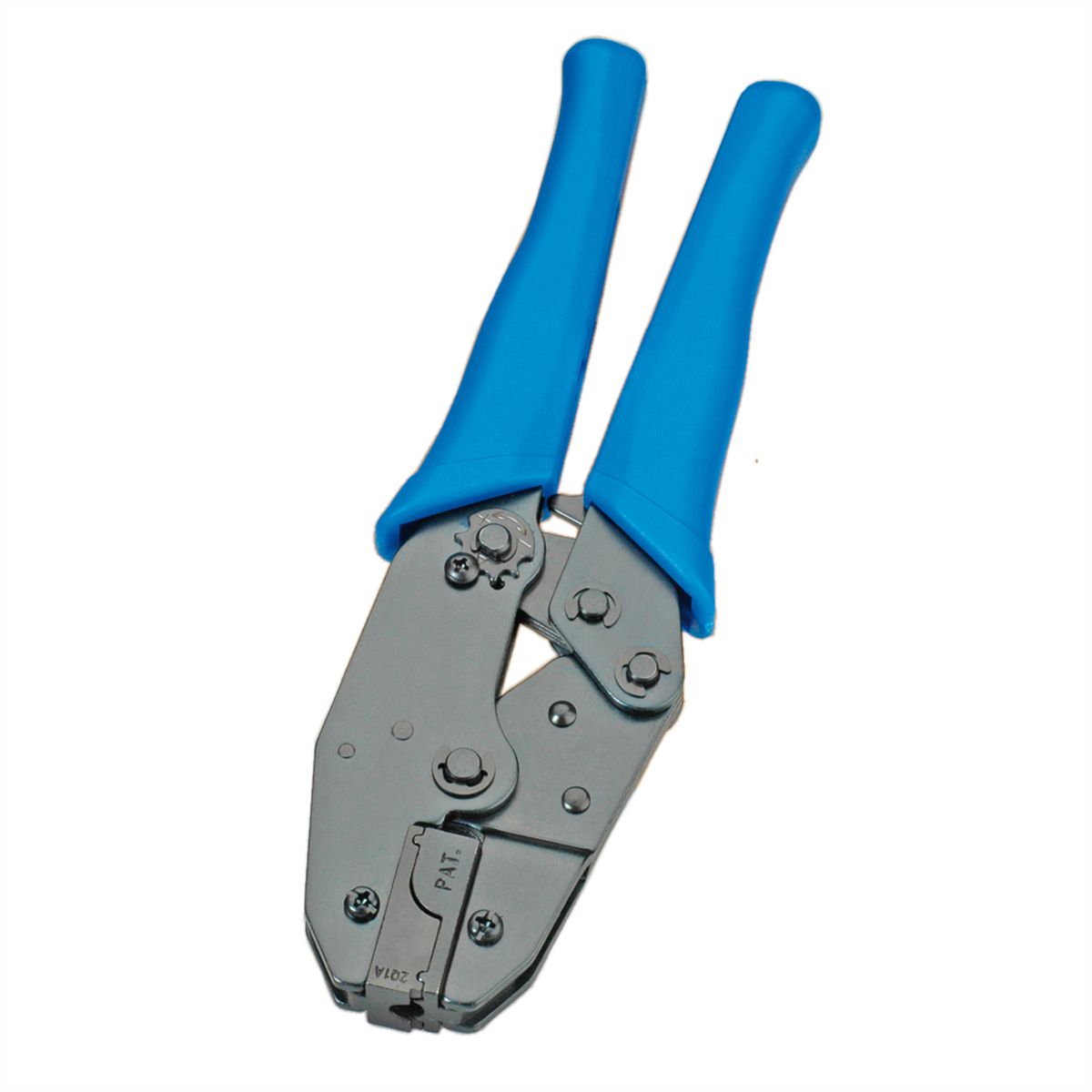 VALUE Crimping Tool for Hirose RJ-45 TM21 and TM31 Plugs, blue