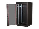 ROLINE 19-inch Network Cabinet Pro 22 U, 600x600 WxD glass door black