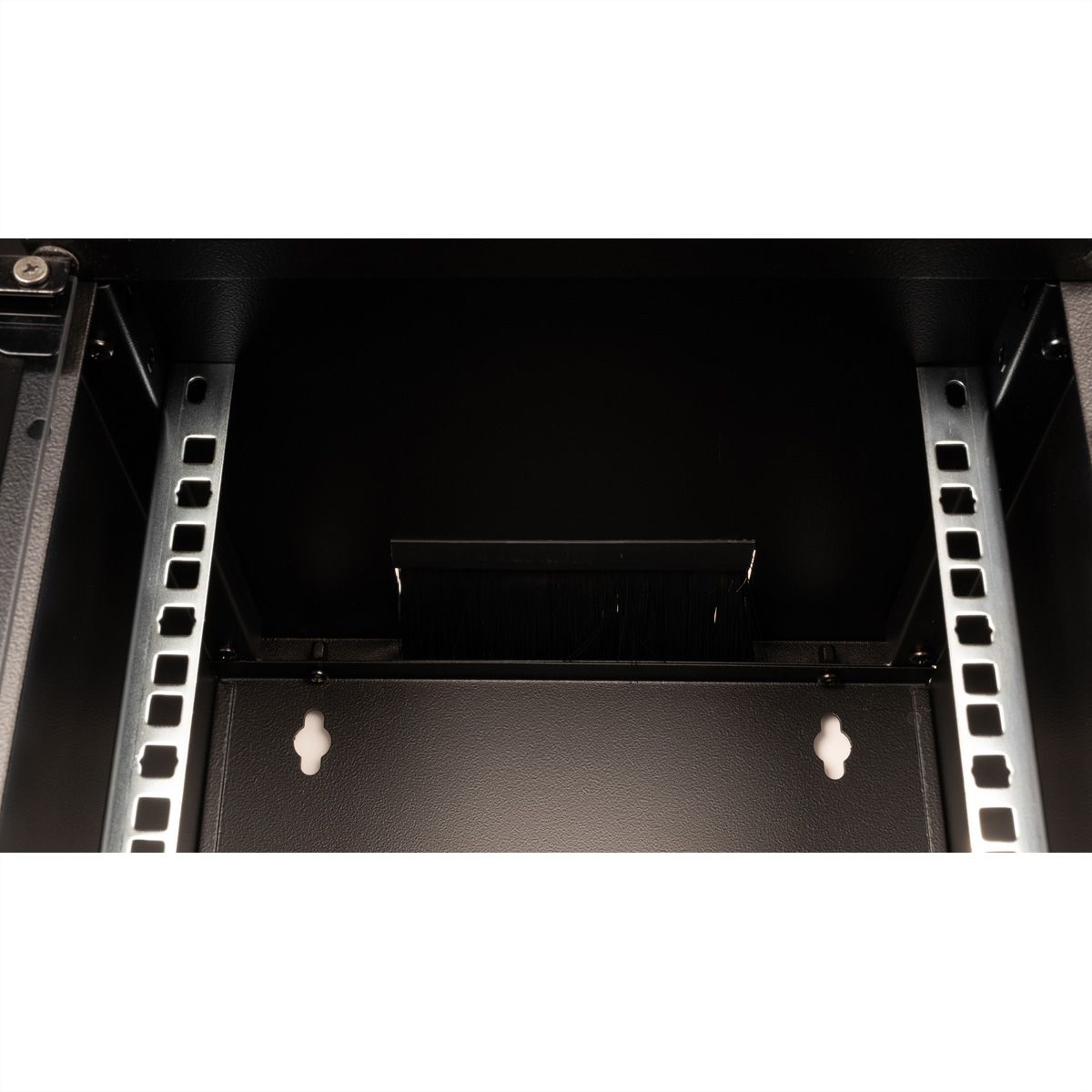 ROLINE 10-inch wall-mounted housing 6 U, 312x300 WxD black