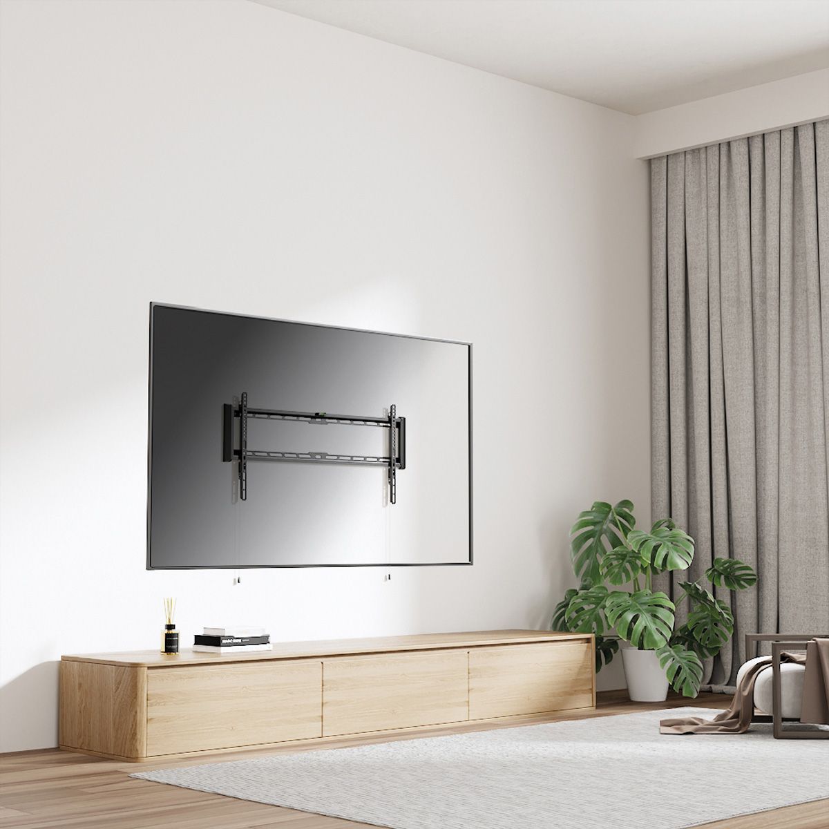 VALUE TV Wall Mount, 27mm Wall Distance, fixed, 43–90 inch, max. 75 kg