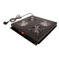 ROLINE 19" roof fan unit with 2 fans, ON/OFF black