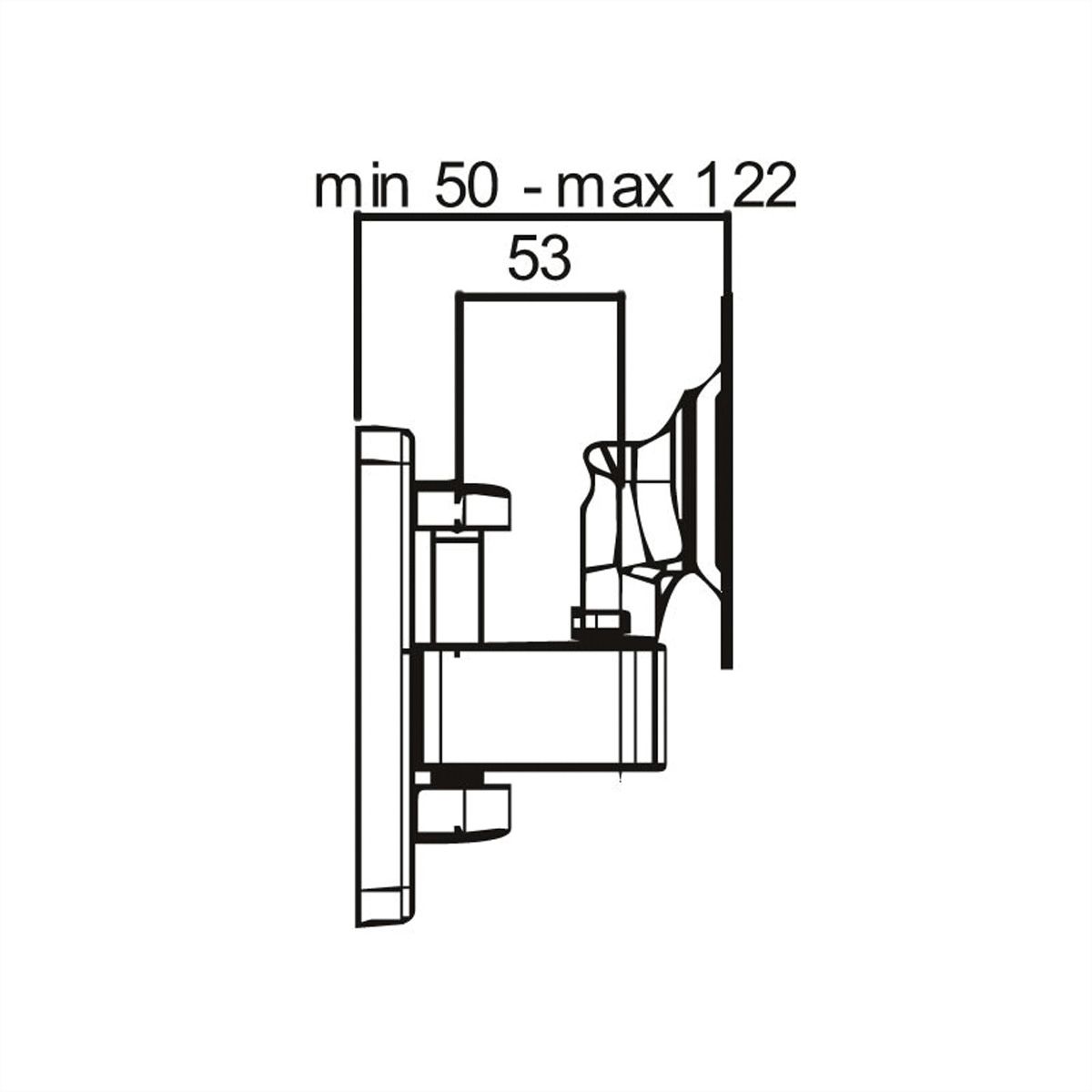 ROLINE LCD Monitor Arm, Wall Mount, 4 Joints