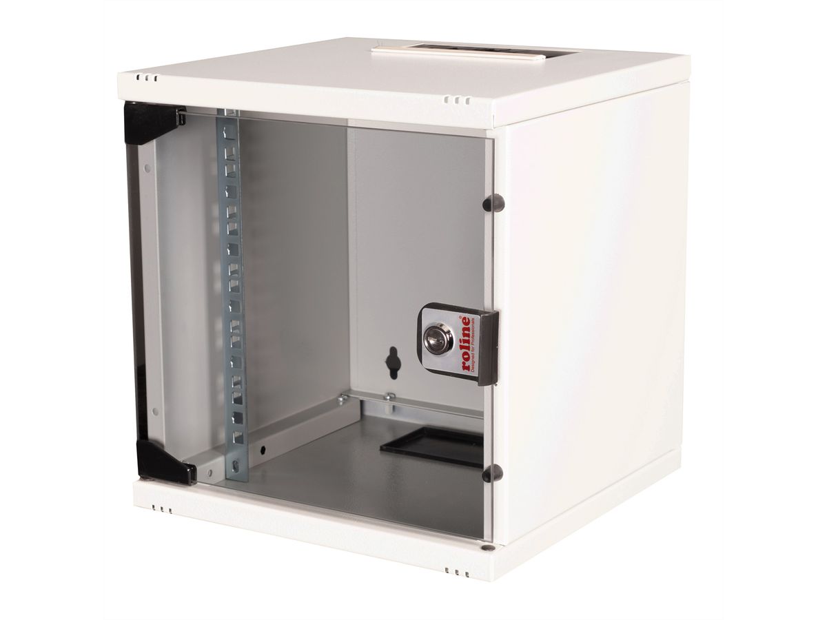 ROLINE 10-inch wall-mounted housing 6 U, 312x300 WxD grey