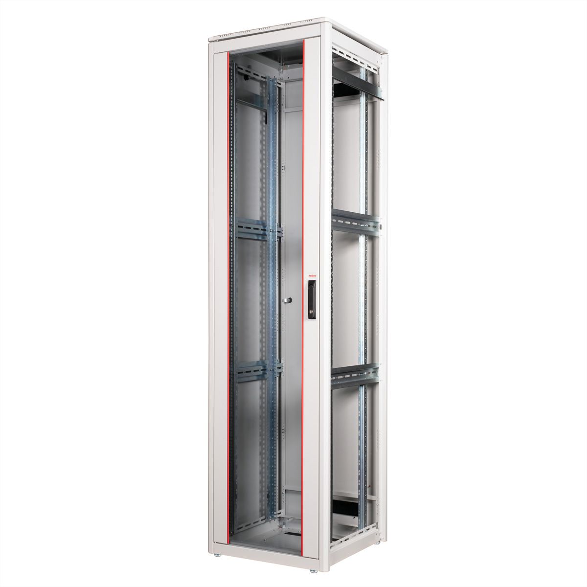 ROLINE 19-inch Network Cabinet Pro 47 U, 600x600 WxD glass door grey