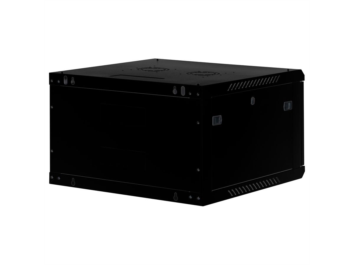 ROLINE 19" Wall Cabinet Basic Plus 6U, 600x600 BxT black
