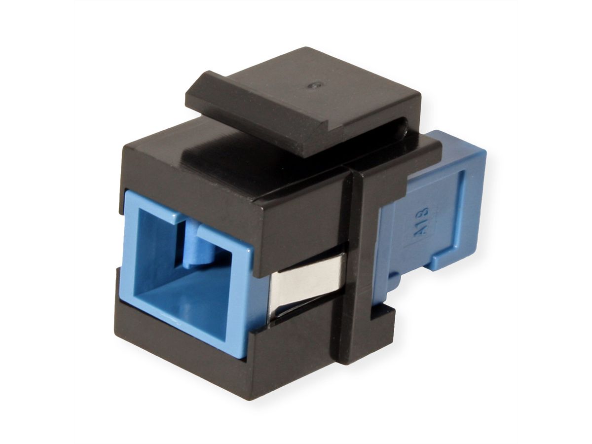 ROLINE Fiber Optic Keystone Jack, SC Simplex, Singlemode, OS2