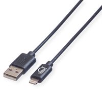 VALUE 8pin to USB Cable for iPhone, iPod, iPad, 0.15 m