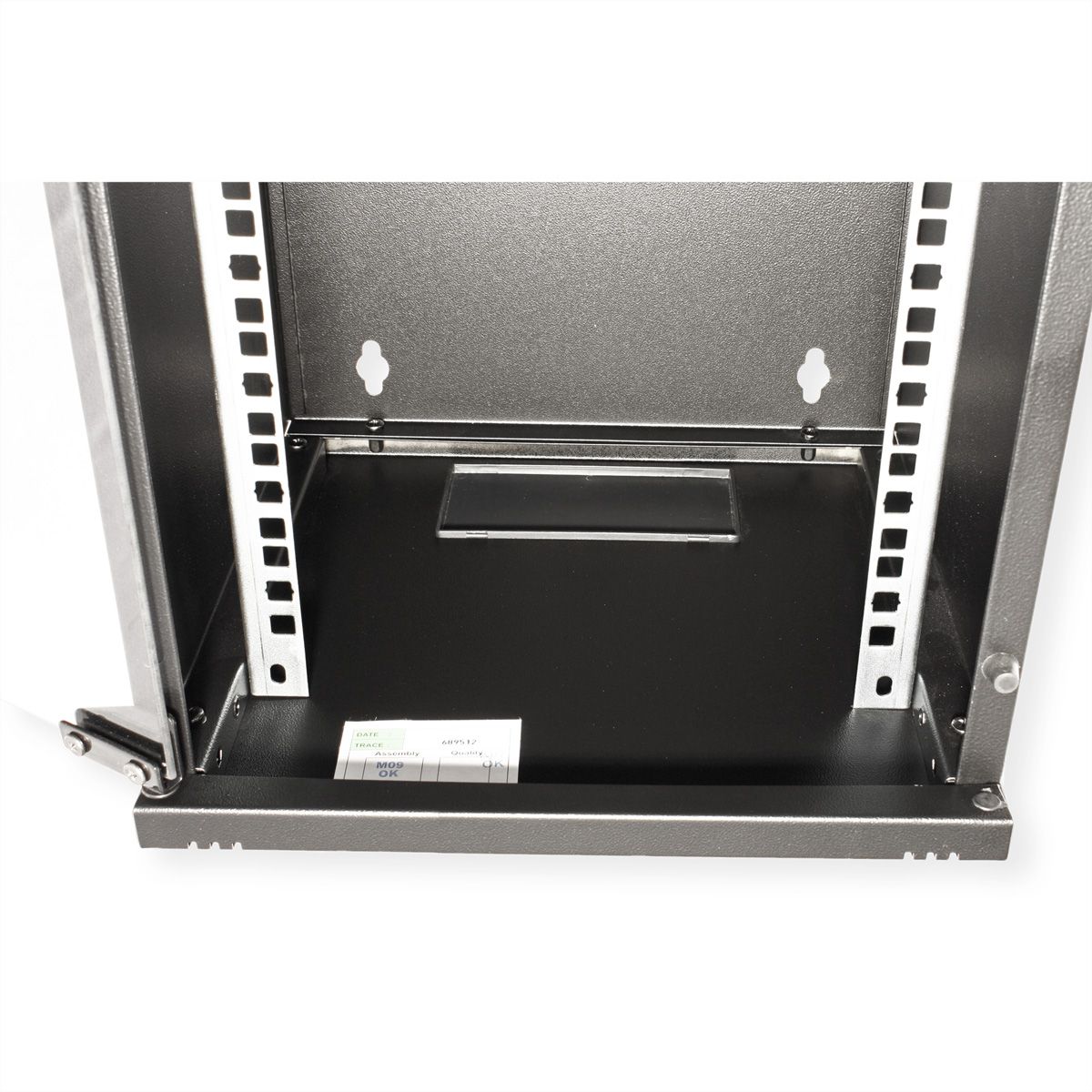 ROLINE 10-inch wall-mounted housing 9 U, 312x300 WxD black