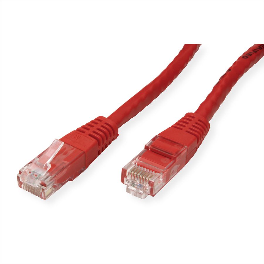 VALUE UTP Patch Cord, Cat.6 (Class E), red, 5 m