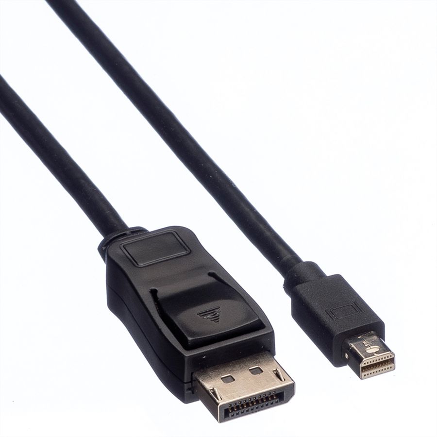 VALUE DisplayPort Cable, DP - Mini DP, M/M, black, 1 m