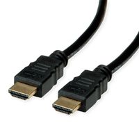 ROLINE RM  HDMI 8K (7680 x 4320) Ultra HD Cable + Ethernet, M/M, black, 1 m