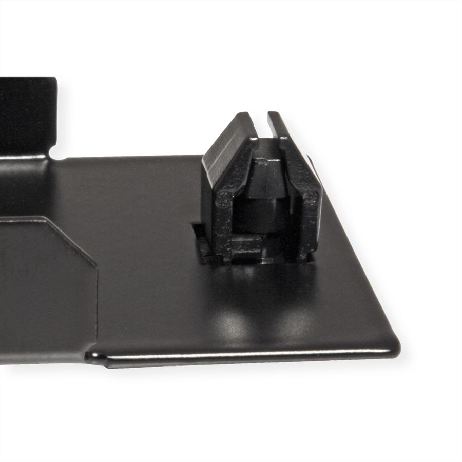 VALUE 19" Blank Panel, Snap-in, 1U, Metal, black