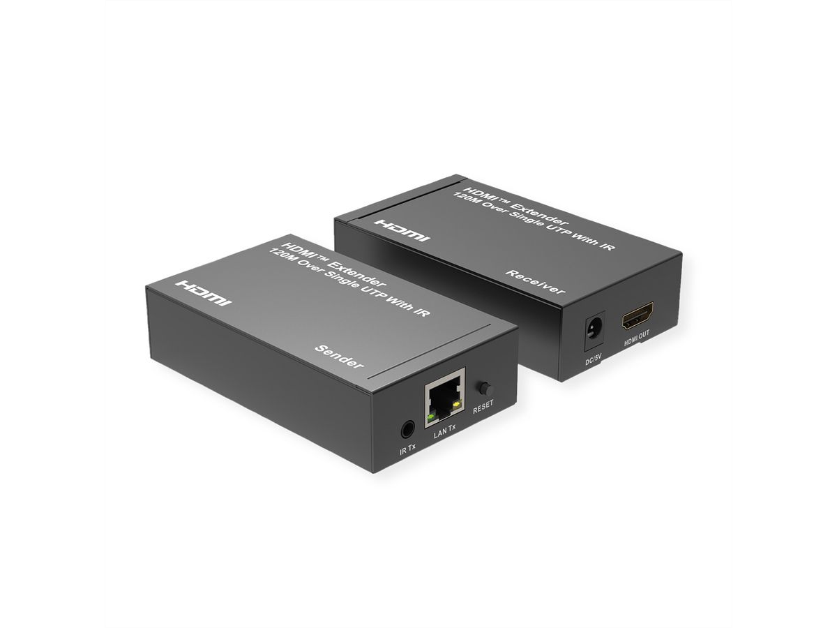 ROLINE HDMI over IP Extender, 1080P, 120 m, W/IR