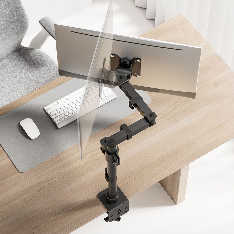 VALUE Monitor Arm, Pole-Mounted, < 124,46cm (49"), Heavy Duty < 20 kg