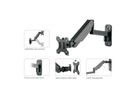 VALUE LCD Monitor Arm, Wall Mount, 5 Joints, Pivot, black