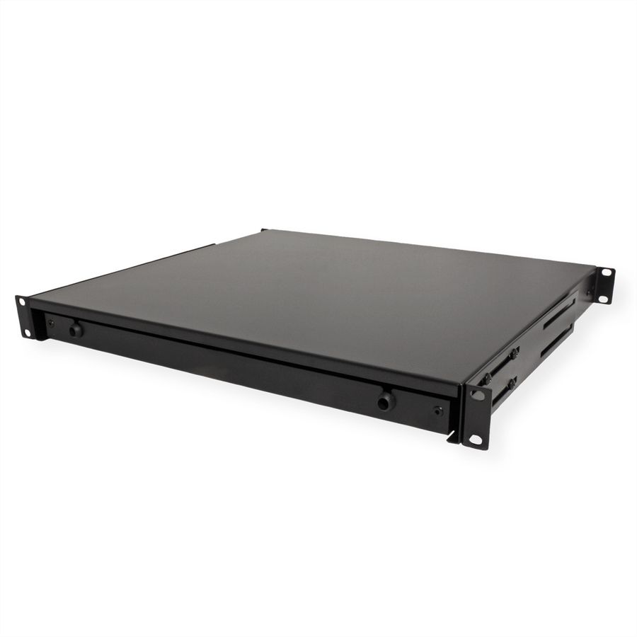 ROLINE 19-inch keyboard insert 1 U, 400 T lockable black