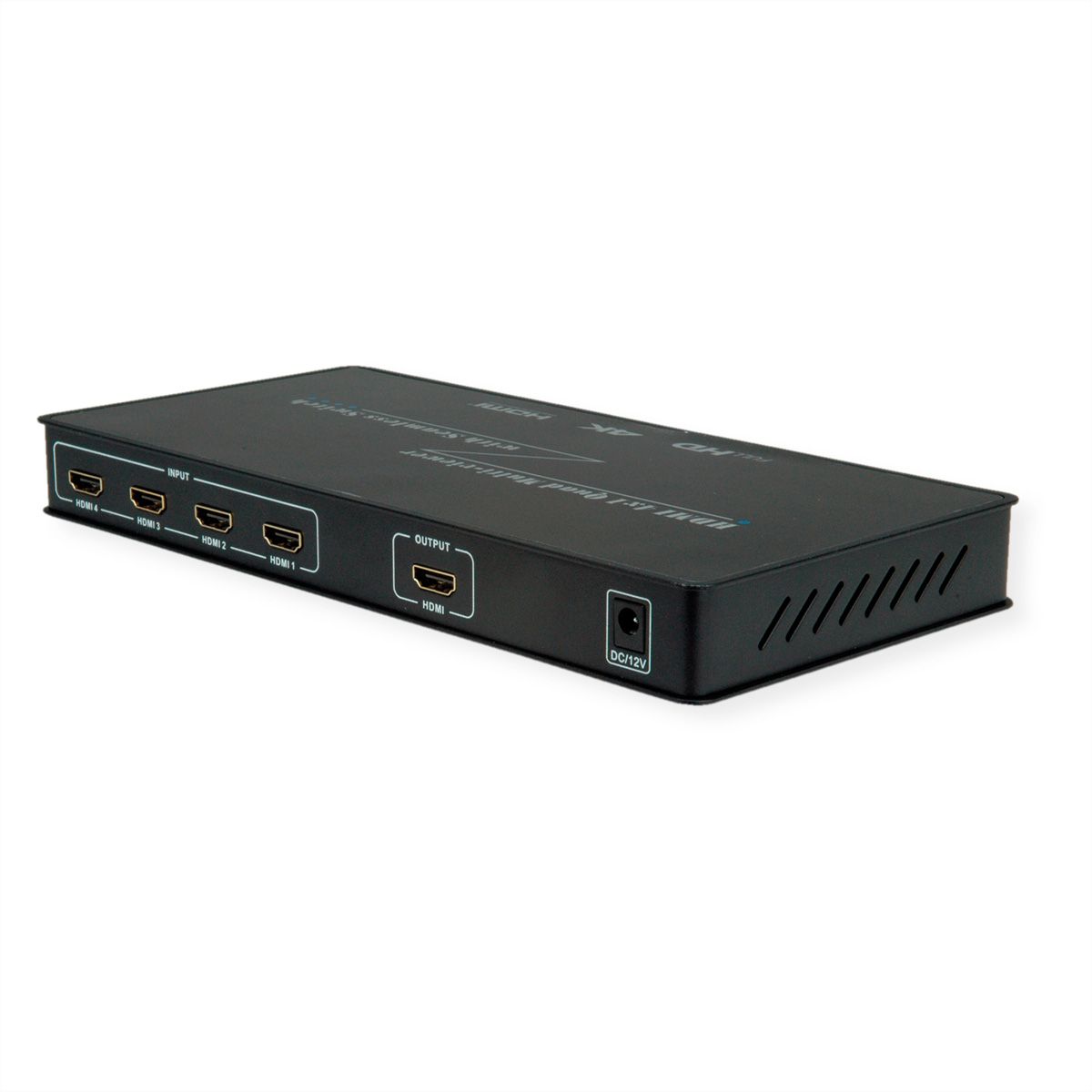 ROLINE HDMI 4x1 QUAD Multi-Viewer, with Seamless Switch