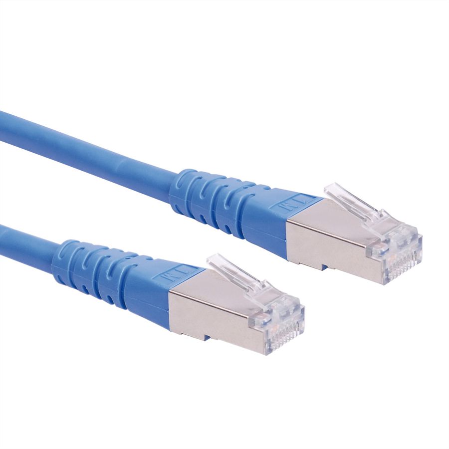 ROLINE S/FTP (PiMF) Patch Cord, Cat.6 (Class E), blue, 10 m