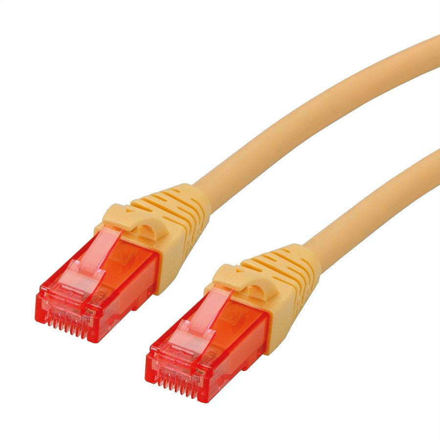 ROLINE UTP Cable Cat.6 Component Level, LSOH, yellow, 2 m