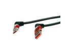 ROLINE 360° Rotation USB 2.0 Cable, C - A, M/M, 60W, Red Black, 2 m