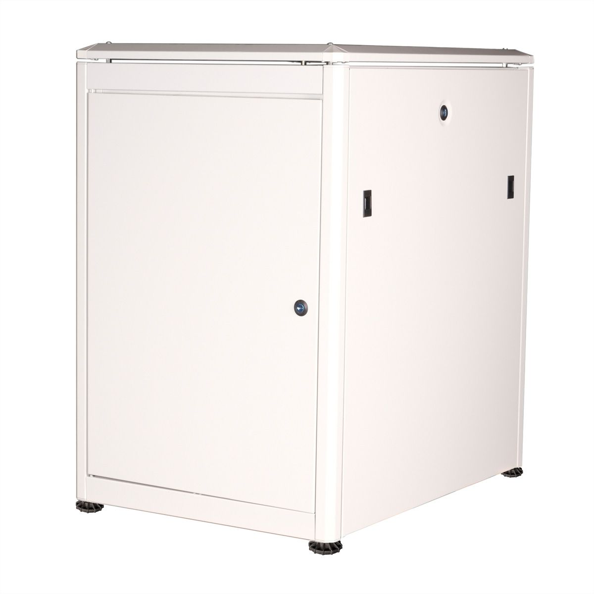 ROLINE 19-inch Network Cabinet Pro 16 U, 600x800 WxD glass door grey