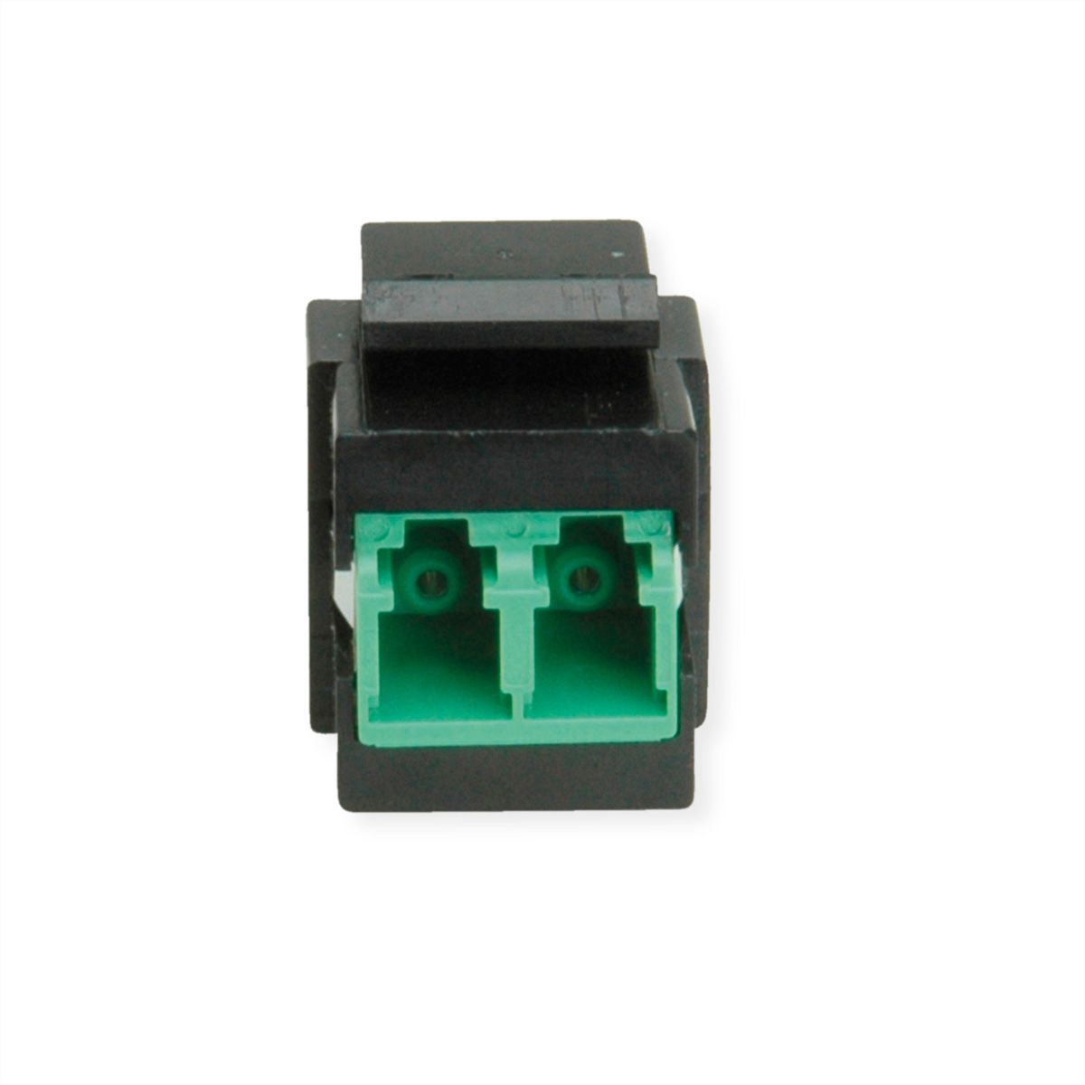 ROLINE Fiber Optic Keystone Jack, LC/LC Duplex, Singlemode, OS2, APC ...