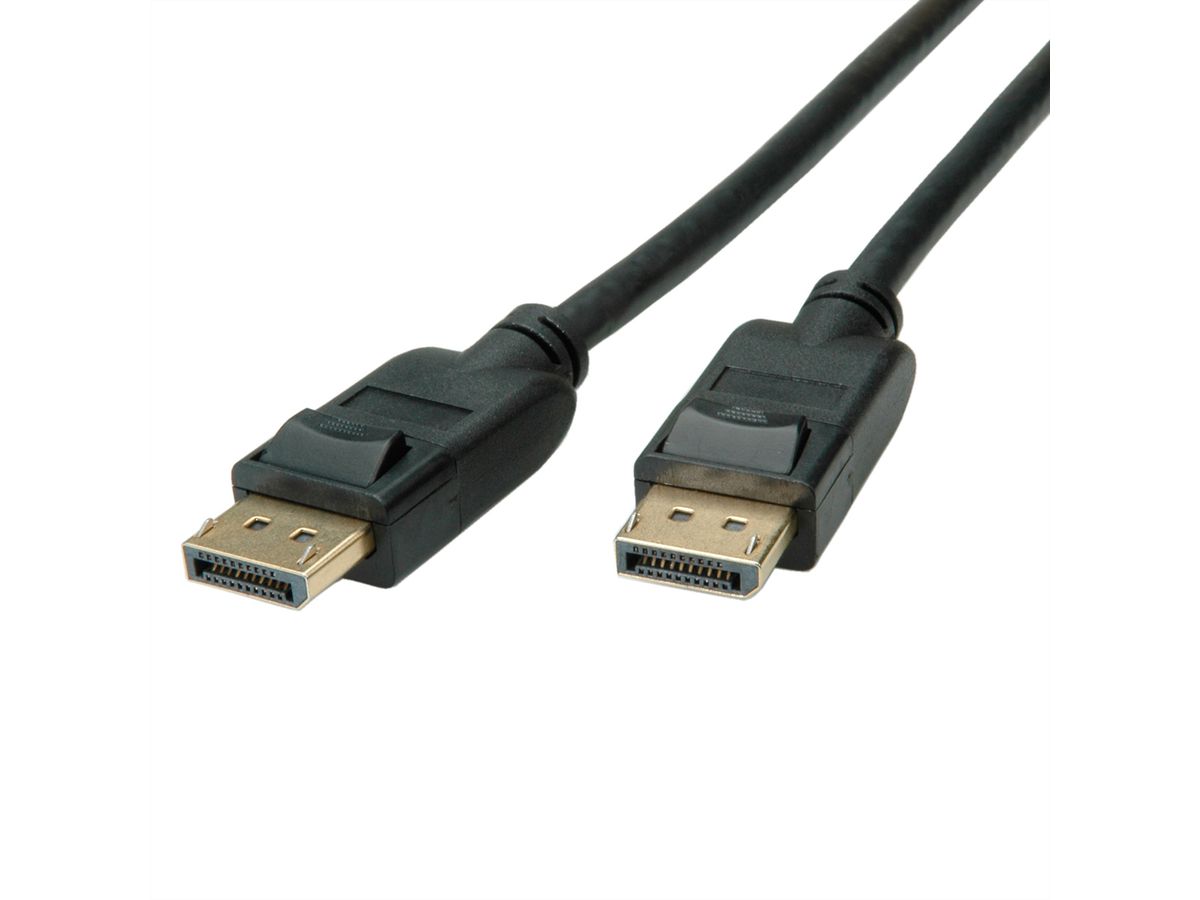 ROLINE GREEN DisplayPort Cable, v1.4, DP-DP, M/M, black, 2 m