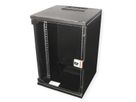 ROLINE 10-inch wall-mounted housing 9 U, 312x300 WxD black