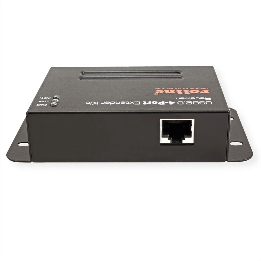 ROLINE USB 2.0 Extender over RJ-45, PoC, 4x USB, max. 50m