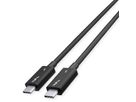 ROLINE Thunderbolt™ 5 Cable, 80Gbit/s, 240W, C-C, M/M, passive, black, 0.8 m