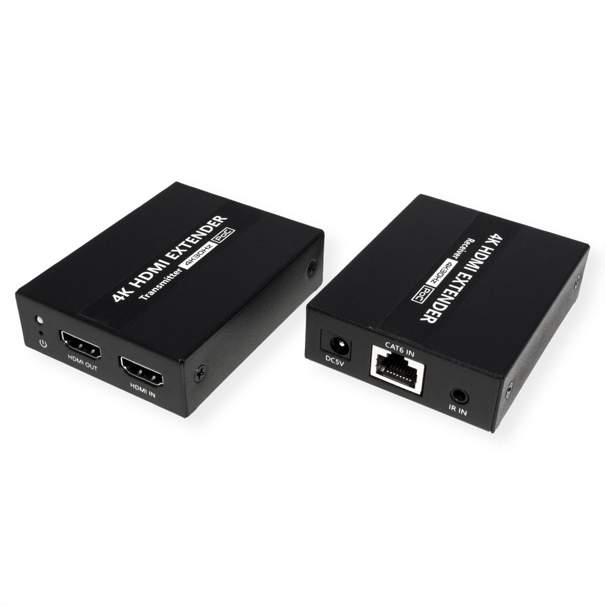 VALUE HDMI Extender via Cat.6A, 4K@30Hz, 40m