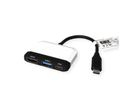 VALUE Dockingstation Type C, 1x HDMI 4K30, 1x USB 3.2 Gen 1 A, 1x Type C (PD)