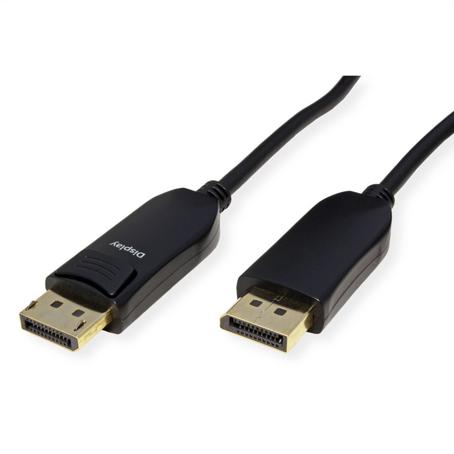 ROLINE DisplayPort Cable (AOC), v2.1, 10K@60Hz, 54Gbit/s, UHBR13.5, DP-DP, M/M, 20 m