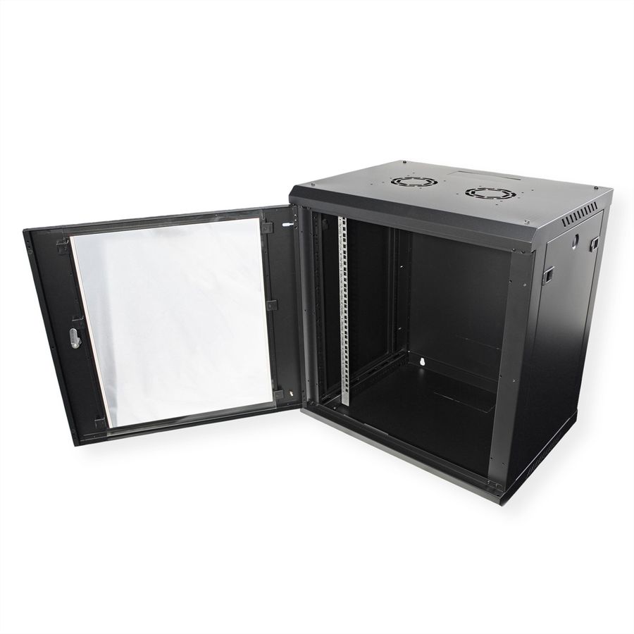ROLINE 19" Wall Cabinet Basic Plus 12U, 600x450 BxT black