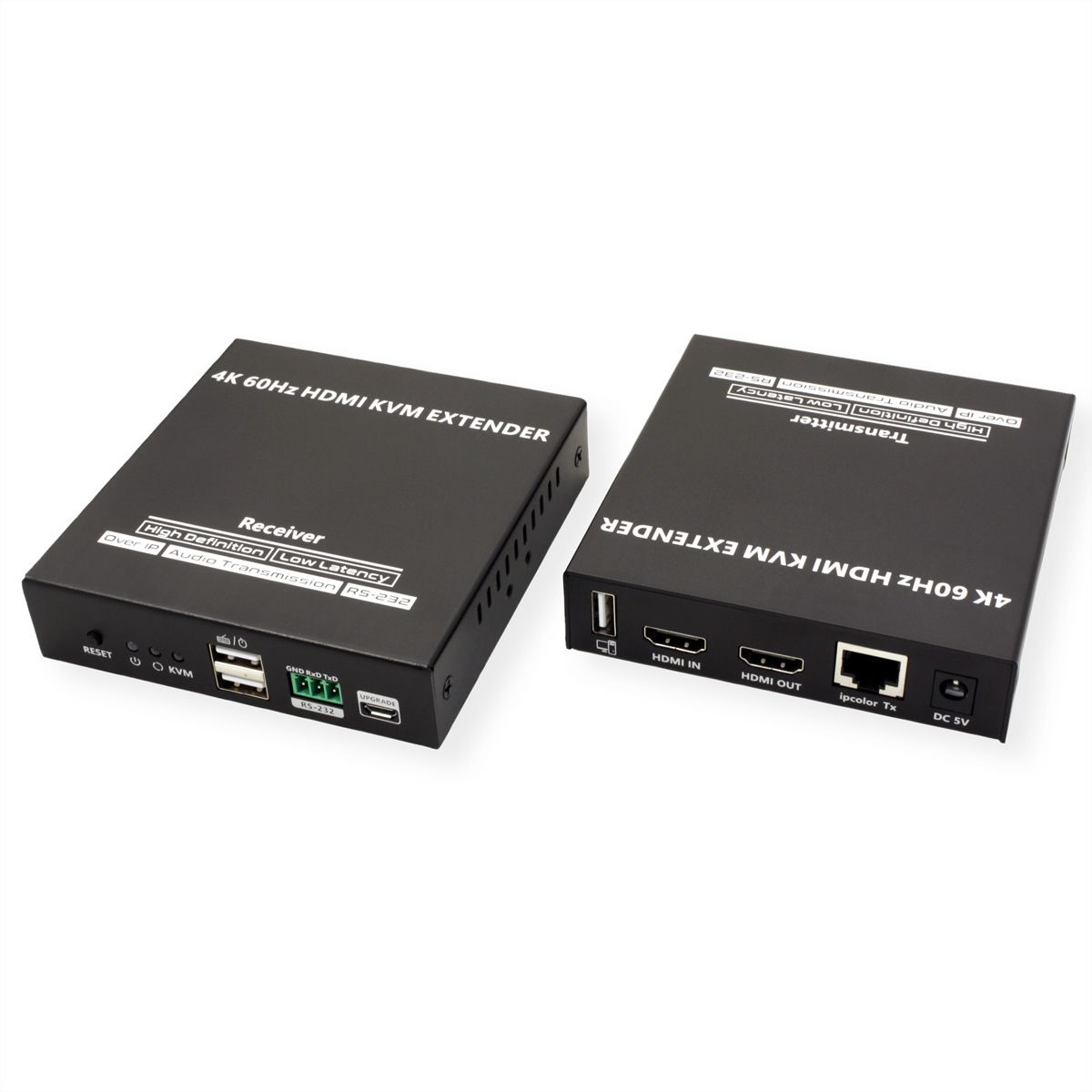 VALUE KVM Extender over Cat. 6/6A, HDMI, 4K@60Hz, max. 120m
