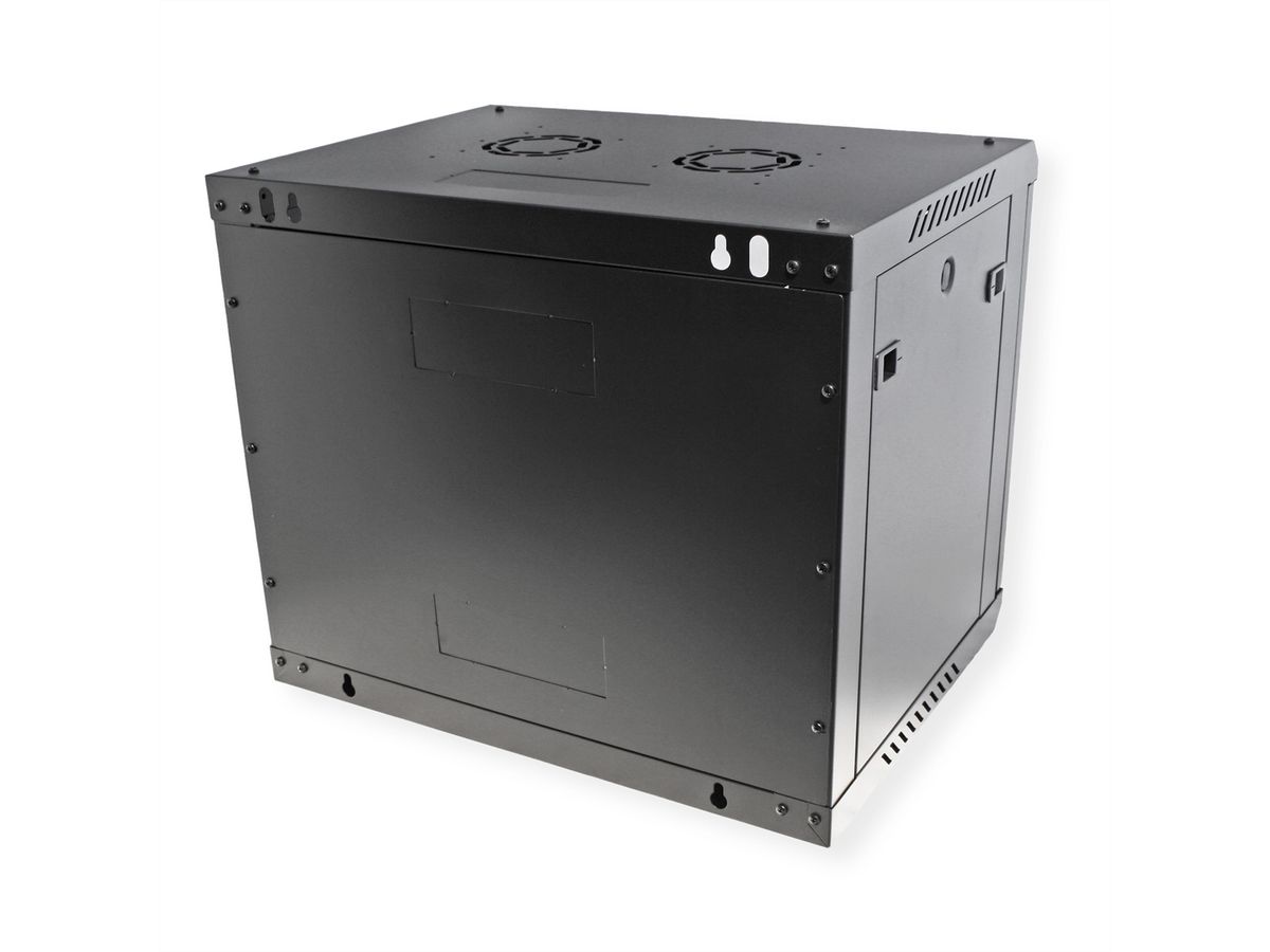 ROLINE 19" Wall Cabinet Basic Plus 9U, 600x450 BxT black