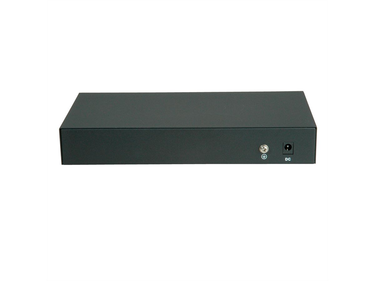 VALUE PoE Switch, Gigabit Ethernet, 8 Ports