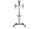 ROLINE LCD/TV Mobile Cart, up to 50kg, silver