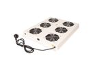 ROLINE 19" roof fan unit with 6 fans, ON/OFF for server rack PRO series, grey