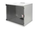 ROLINE 19-inch wall-mounted housing Basic 9 U, 540x400 WxD kit grey