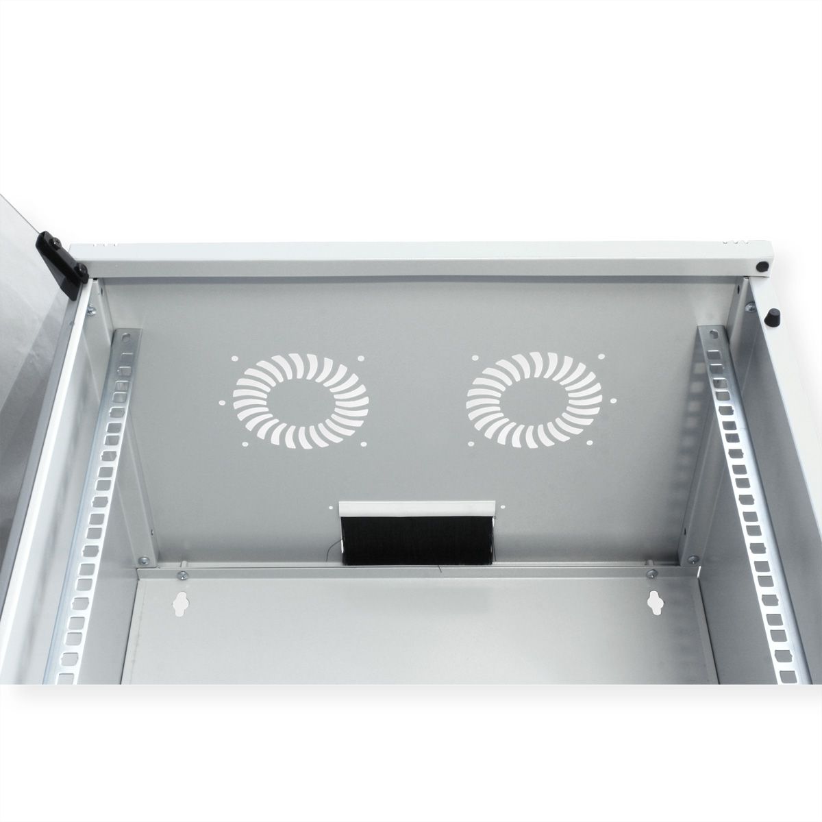 ROLINE 19-inch wall-mounted housing Basic 12 U, 540x400 WxD kit grey